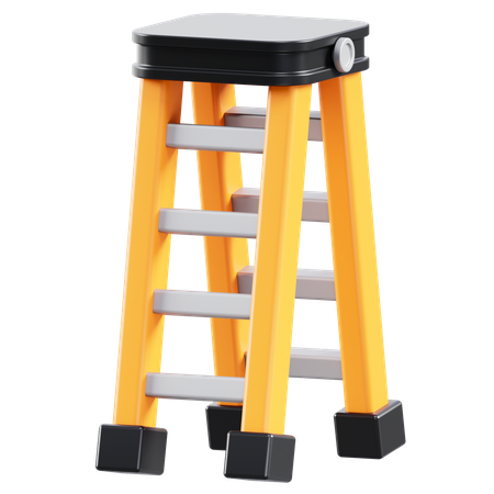 Construction Ladder  3D Icon