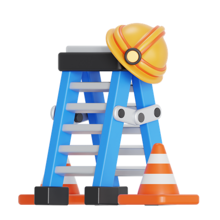 Construction ladder  3D Icon