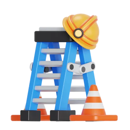 Construction ladder  3D Icon