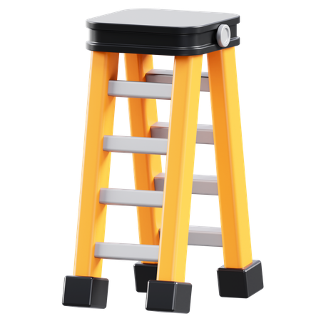 Construction Ladder  3D Icon