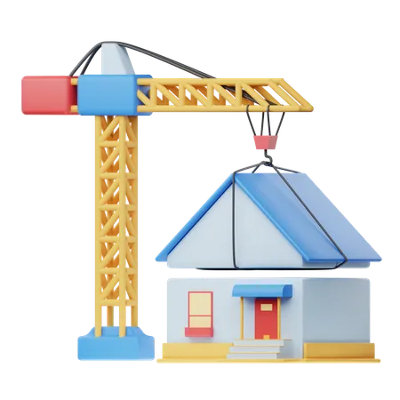 Construction Lift  3D Icon
