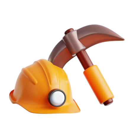 Construction Mining  3D Icon