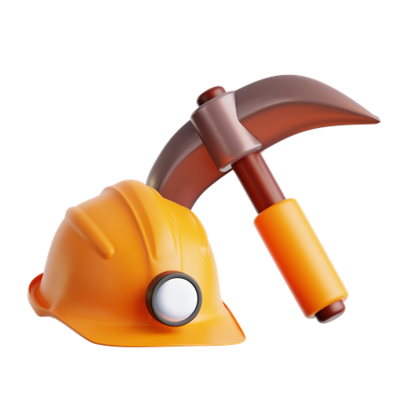 Construction Mining  3D Icon