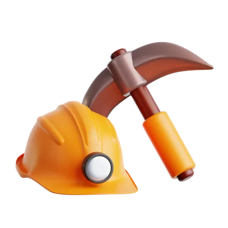 Construction Mining  3D Icon