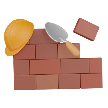 Mur de construction  3D Icon