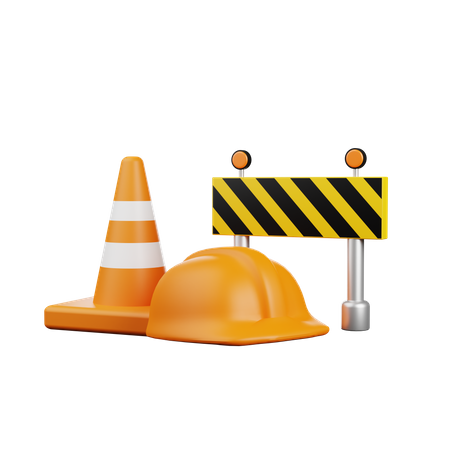 Construction Project  3D Icon