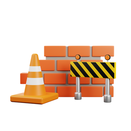 Construction Project  3D Icon