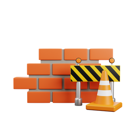 Construction Project  3D Icon