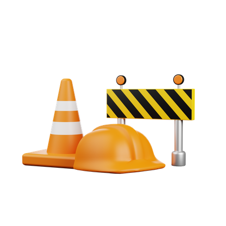 Construction Project 3D Icon