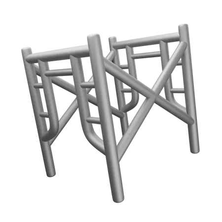 Construction Railing  3D Icon