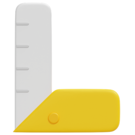 Construction Ruler  3D Icon