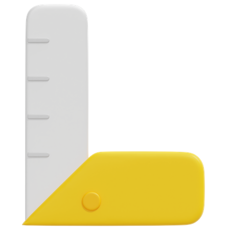 Construction Ruler 3D Icon