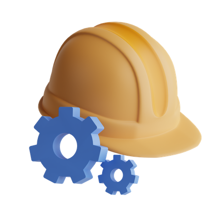 Construction Setting  3D Icon