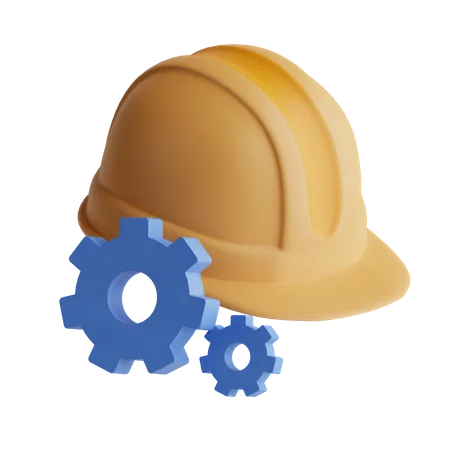 Construction Setting  3D Icon