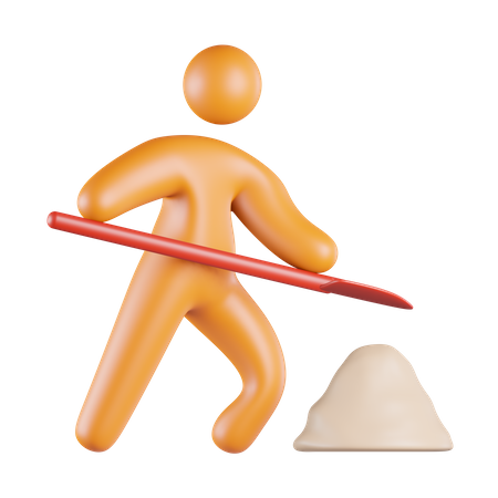 Construction Sign  3D Icon