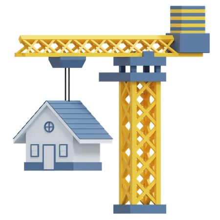 Construction Site  3D Icon