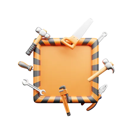 Construction Tools  3D Icon