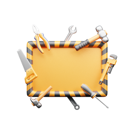 Construction Tools  3D Icon