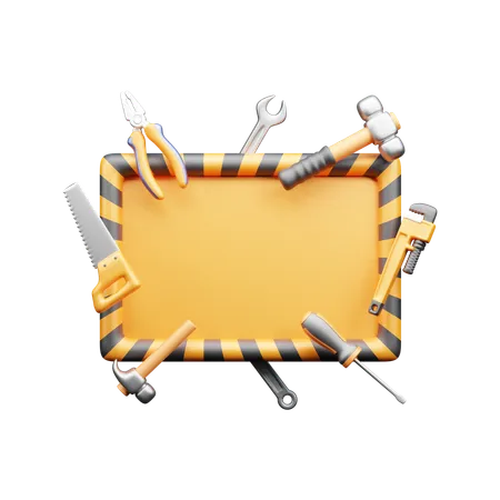 Construction Tools  3D Icon