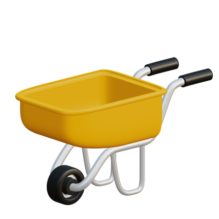 Construction Trolley  3D Icon