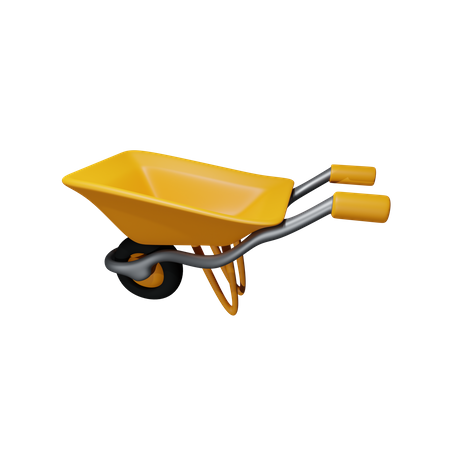 Construction Trolley  3D Icon