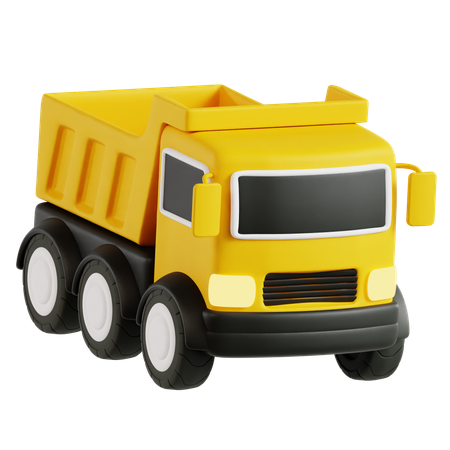 Construction truck  3D Icon