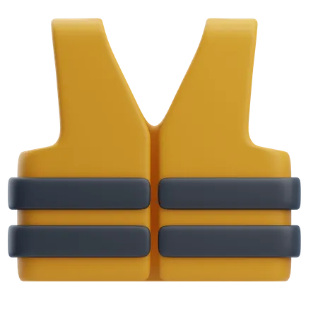 Construction Vest  3D Icon