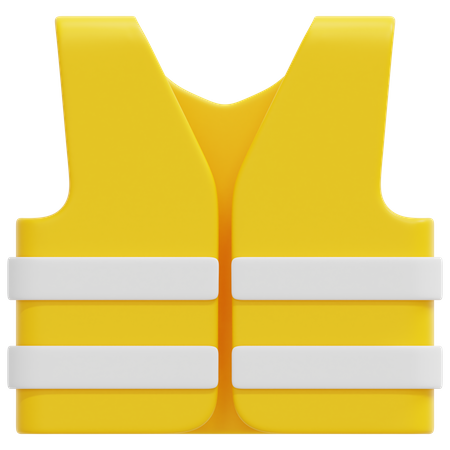 Construction Vest  3D Icon