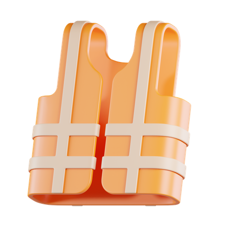 Construction Vest  3D Icon
