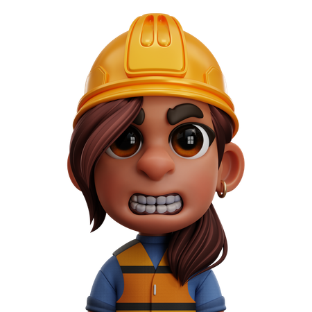 Female Engineer 3D Icon
