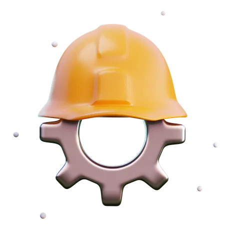 Construction Worker  3D Icon