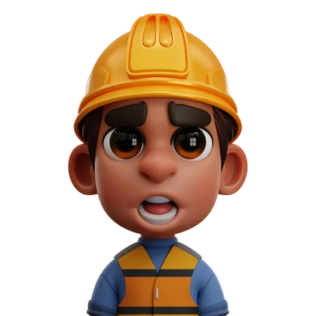 Male Worker  3D Icon