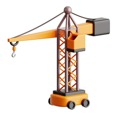 Constructor Crane  3D Icon