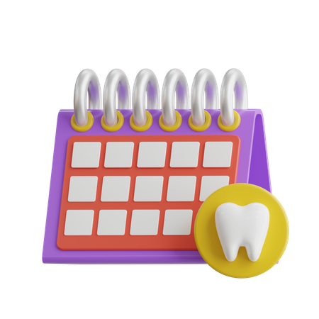 Consulta ao dentista  3D Icon