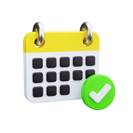 Consultar calendario  3D Icon