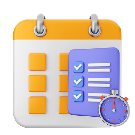 Consultar calendario  3D Icon