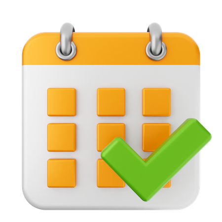 Consultar calendario  3D Icon