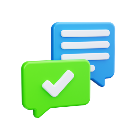 Consultar chat  3D Icon