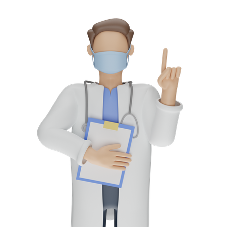 Consultation de médecin  3D Icon
