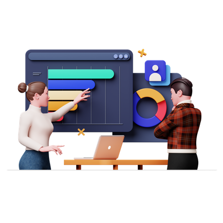 Consultation financière  3D Icon
