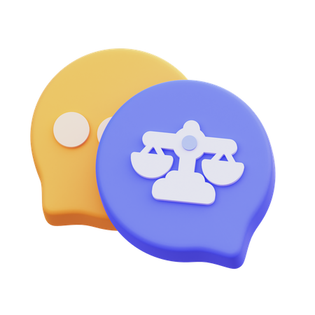 Consultation juridique  3D Icon