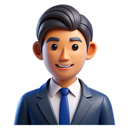 Consultor en administración  3D Icon