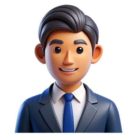 Consultor en administración  3D Icon