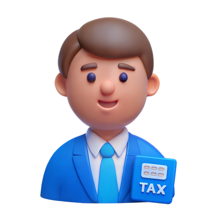 Consultor de impuestos  3D Icon