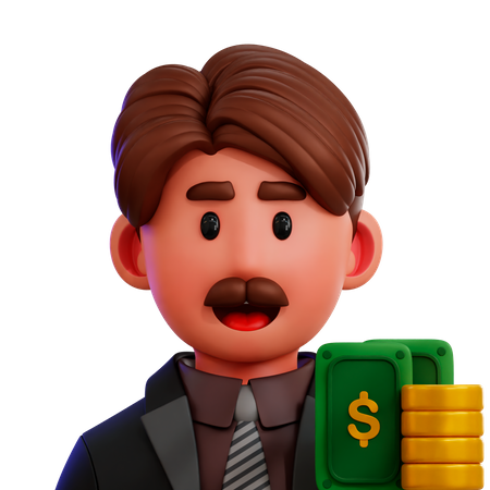 Consultor financeiro  3D Icon