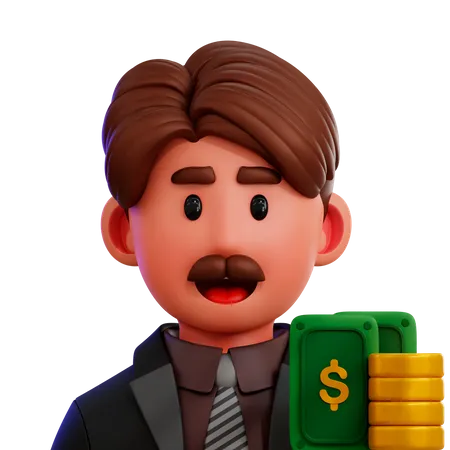 Consultor financeiro  3D Icon