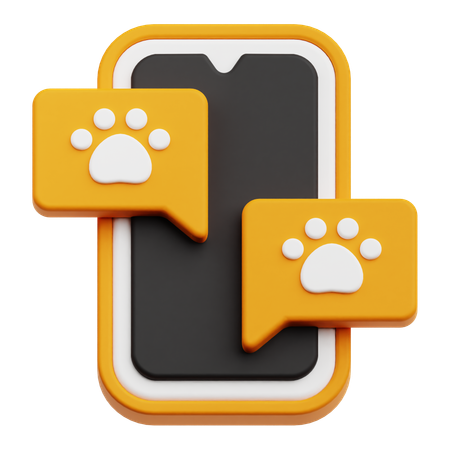 Consultoria online para animais de estimação  3D Icon