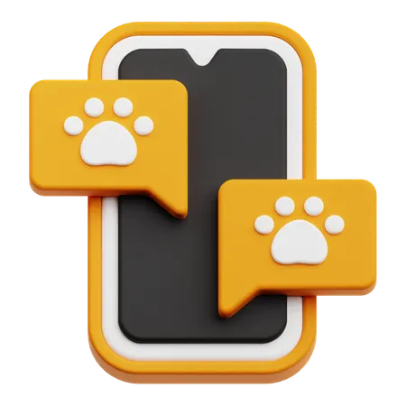 Consultoria online para animais de estimação  3D Icon