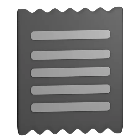 Conta  3D Icon