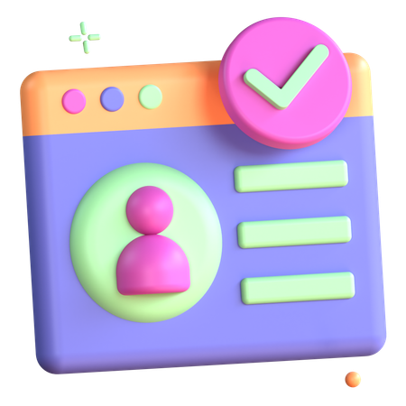 Conta  3D Icon